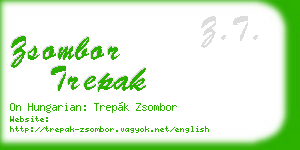 zsombor trepak business card